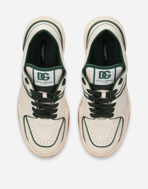 Dolce & Gabbana New Roma Sneakers White Green - CS2036AY9538Z051