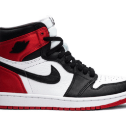 Jordan 1 Retro High Satin Black Toe - W