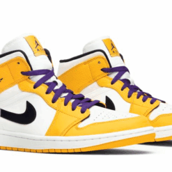 Jordan 1 Mid SE Lakers