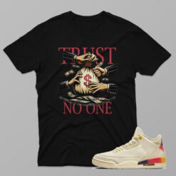 AJ3 J Balvin Medellin Sunset – Trust – Black T-Shirt