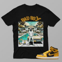 AJ1 Pollen – Bad Boy – Black T-Shirt