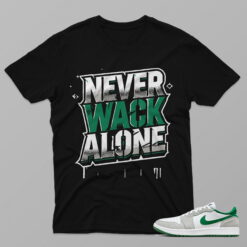 AJ1 Pine Green – Never – Black T-Shirt