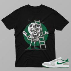 AJ1 Pine Green – Kind – Black T-Shirt