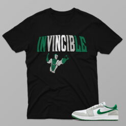 AJ1 Pine Green – Invincible SP Human – Black T-Shirt