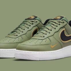 Air Force 1 Low '07 LV8 Double Swoosh Olive Gold Black