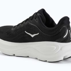 Alternative view of HOKA Bondi 9 Black White - W