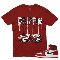 J1 Retro High OG Lost and Found - T-Shirt DRIPPIN Red