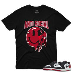 J1 Retro Low OG Black Toe - Anti T-Shirt - Black