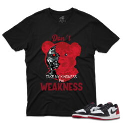 J1 Retro Low OG Black Toe - AngryBear T-Shirt - Black