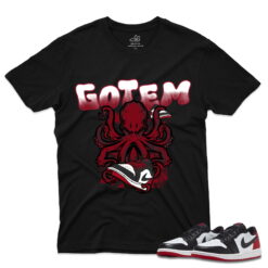 J1 Retro Low OG Black Toe - GotEm T-Shirt - Black
