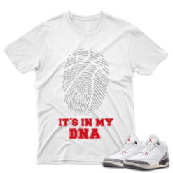 J3 Retro White Cement Reimagined - T-Shirt DNA White