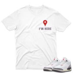 J3 Retro White Cement Reimagined - T-Shirt Here White