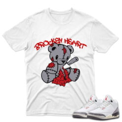 J3 Retro White Cement Reimagined - T-Shirt Broken White