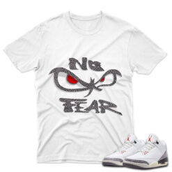 J3 Retro White Cement Reimagined - T-Shirt NoFear White