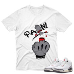 J3 Retro White Cement Reimagined - T-Shirt Pain White