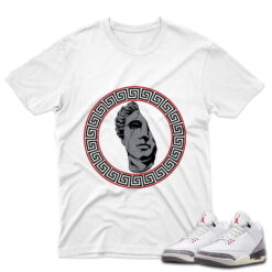 J3 Retro White Cement Reimagined - T-Shirt VerBroken White