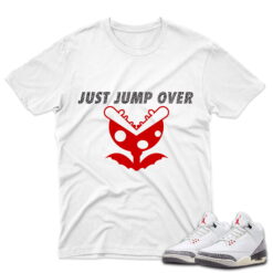 J3 Retro White Cement Reimagined - T-Shirt JumpOver White