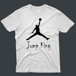 J4 Black Cat 2020 T-Shirt Jump King - White