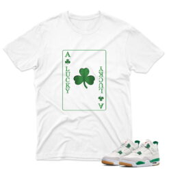 J4 Retro SB Pine Green - T-Shirt ACE White