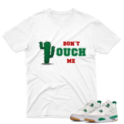 J4 Retro SB Pine Green - T-Shirt Don't-Touch White