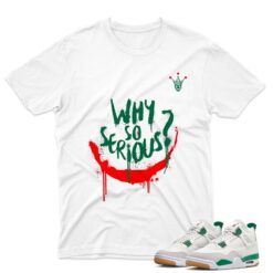 J4 Retro SB Pine Green - T-Shirt WSS White