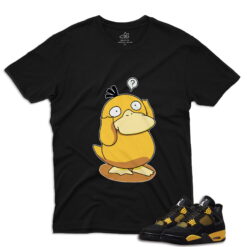 J4 Retro Thunder - What T-Shirt - Black