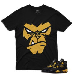 J4 Retro Thunder - Monkey T-Shirt - Black