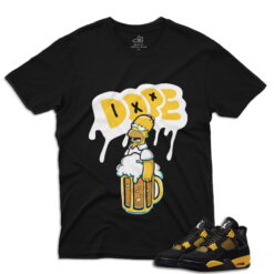 J4 Retro Thunder - Simpsons-Dope T-Shirt - Black