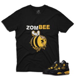 J4 Retro Thunder - Zombee T-Shirt - Black