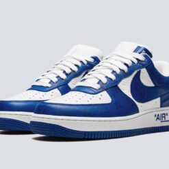 LV x Air Force 1 Low By Virgil Abloh White Royal