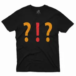 NK5 Bruce Lee CJ T-Shirt - Mysterious Question -  Black