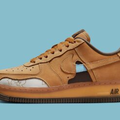 Alternative view of Nike Air Force 1 Low '07 Cut Out Wheat - W