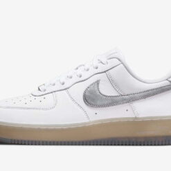 Alternative view of Nike Air Force 1 Low '07 PRM White Metallic Silver