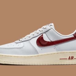 Alternative view of Nike Air Force 1 Low '07 SE Just Do It Photon Dust Team Red - W