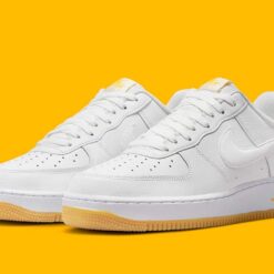 Nike Air Force 1 Low '07 White University Gold Gum