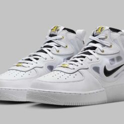 Nike Air Force 1 Mid React 40th Anniversary White Black