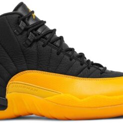 Alternative view of Jordan 12 Retro Black University Gold