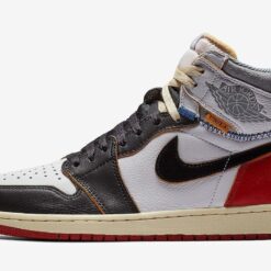 Alternative view of Jordan 1 Retro High Union Los Angeles Black Toe