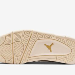 Alternative view of Jordan 4 Retro White Metallic Gold - W