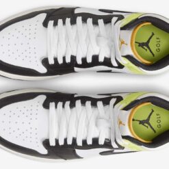 Alternative view of Jordan 1 High Golf Volt Gold