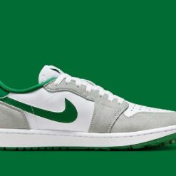 Alternative view of Jordan 1 Low Golf Pine Green