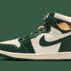 Alternative view of Jordan 1 Retro High Fir Pro Green - W
