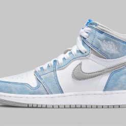 Alternative view of Jordan 1 Retro High Hyper Royal Smoke Grey