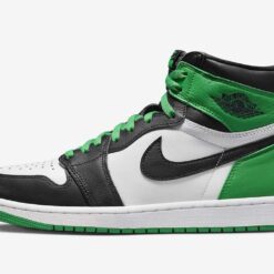 Alternative view of Jordan 1 Retro High OG Lucky Green