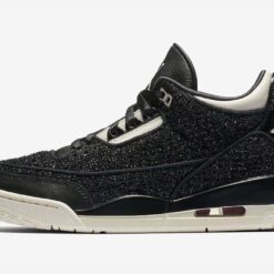 Alternative view of Jordan 3 Retro AWOK Vogue Black - W