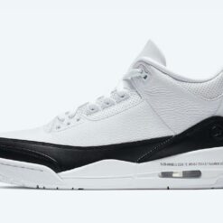 Alternative view of Jordan 3 Retro Fragment White Black