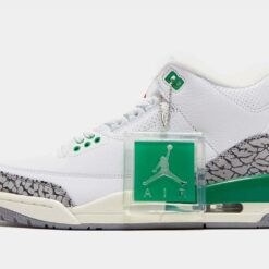 Alternative view of Jordan 3 Retro Lucky Green - W