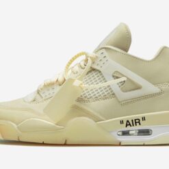 Alternative view of Jordan 4 Retro Off-White Sail - W