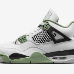 Alternative view of Jordan 4 Retro Seafoam - W