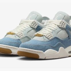 Jordan 4 Retro TEX Denim Worn Blue - W
